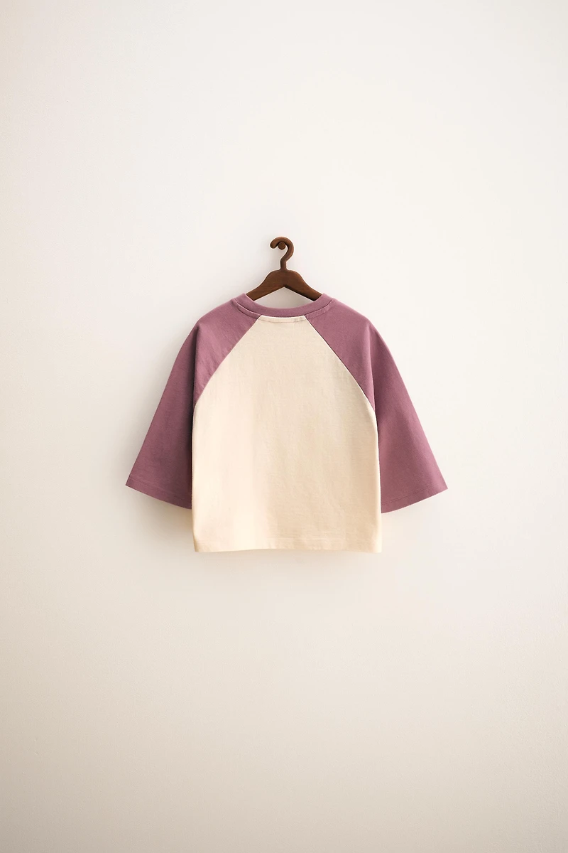 ZARA TIMELESS - T-SHIRT MANCHES RAGLAN