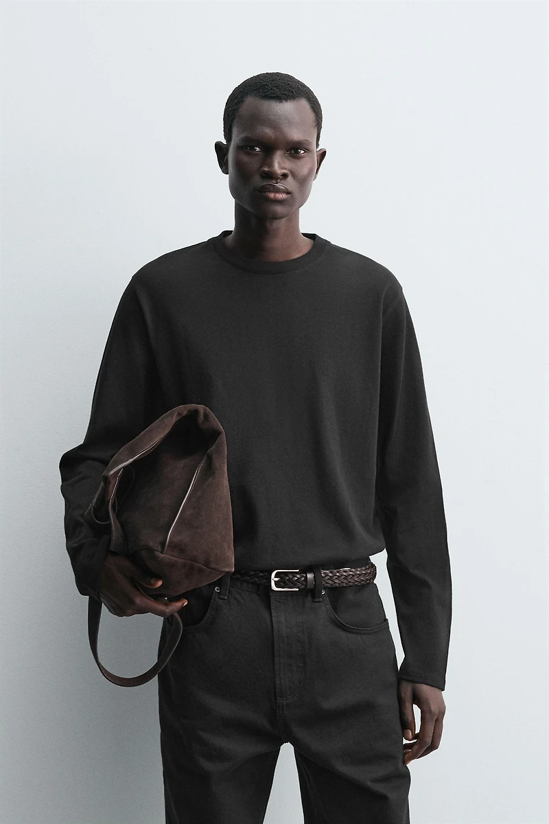 LONG SLEEVE SEAM T-SHIRT