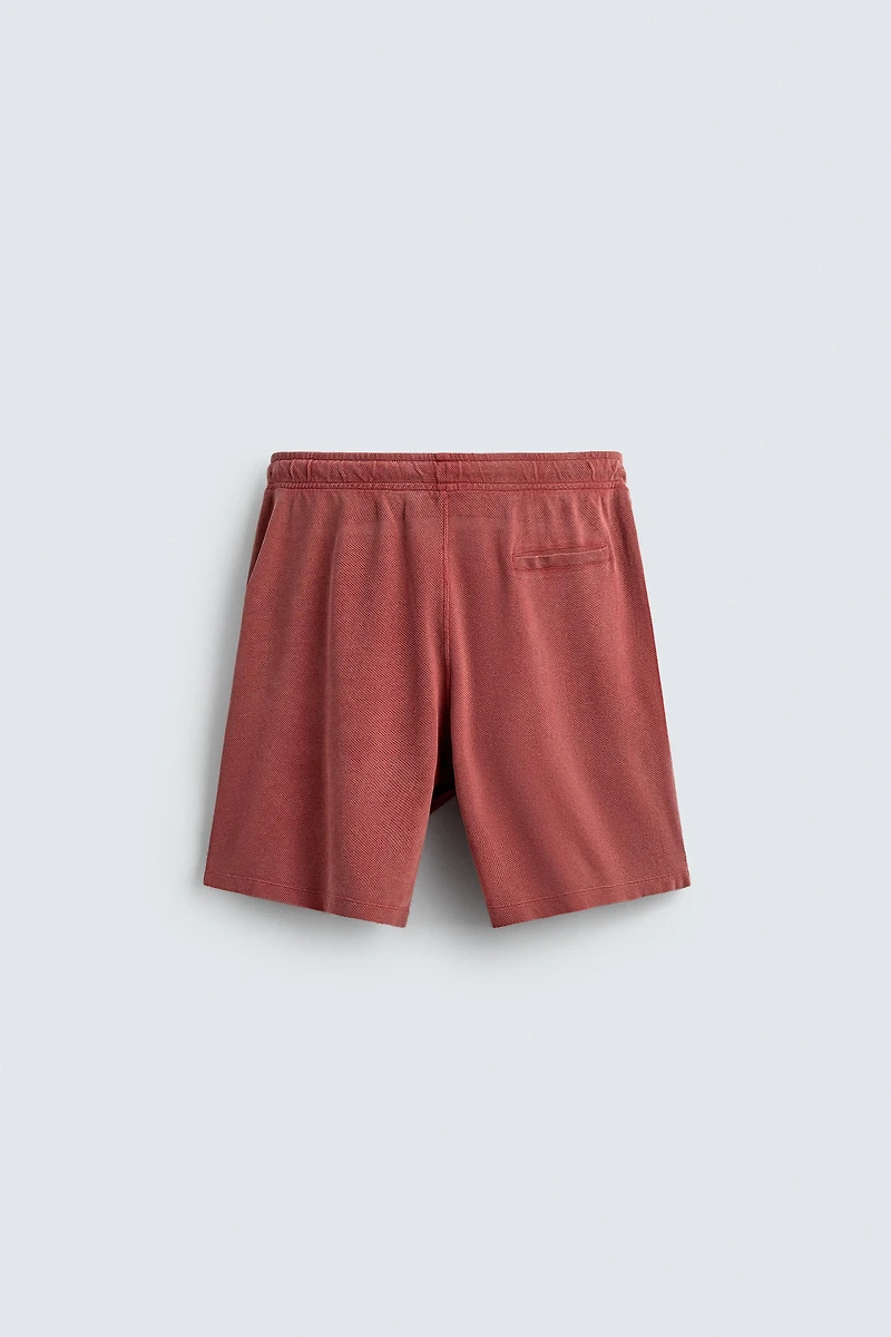 VARSITY OPEN WEAVE SHORTS