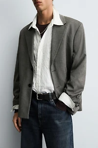 HERRINGBONE SUIT BLAZER