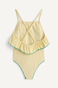 LIMITED EDITION EMBROIDERED CONTRAST SWIMSUIT