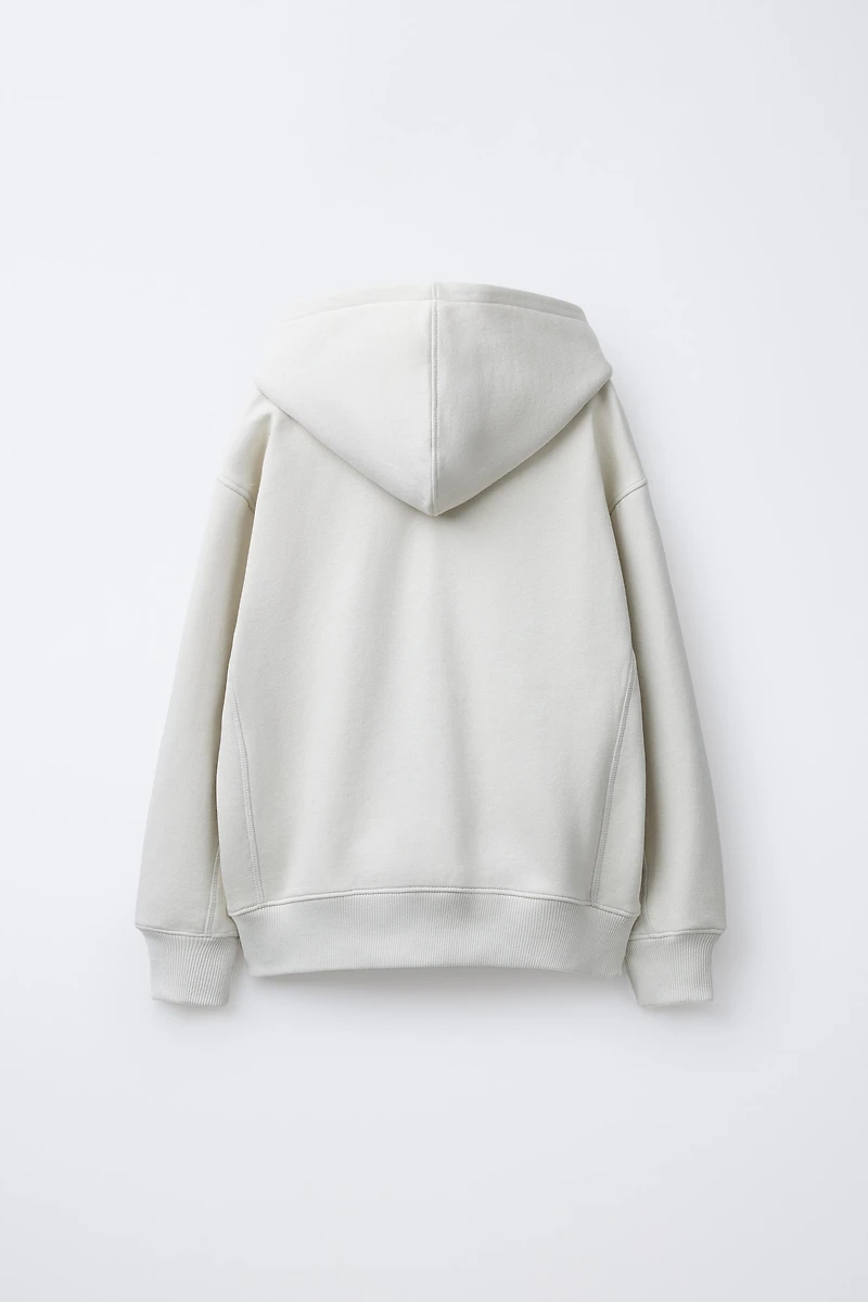 JOGGING HOODIE SWEATSHIRT WITH TEXT