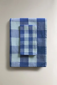 CHECK COTTON TABLECLOTH