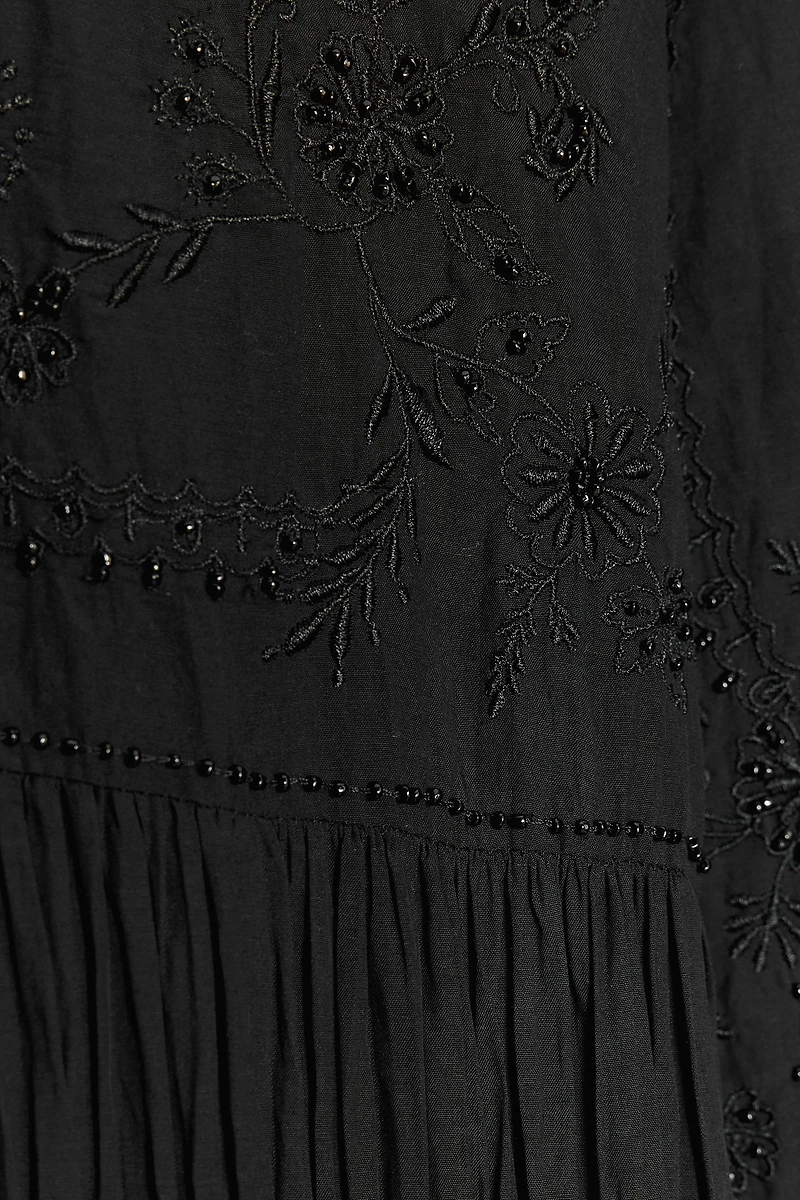 ZW COLLECTION EMBROIDERED DRESS WITH BEADS