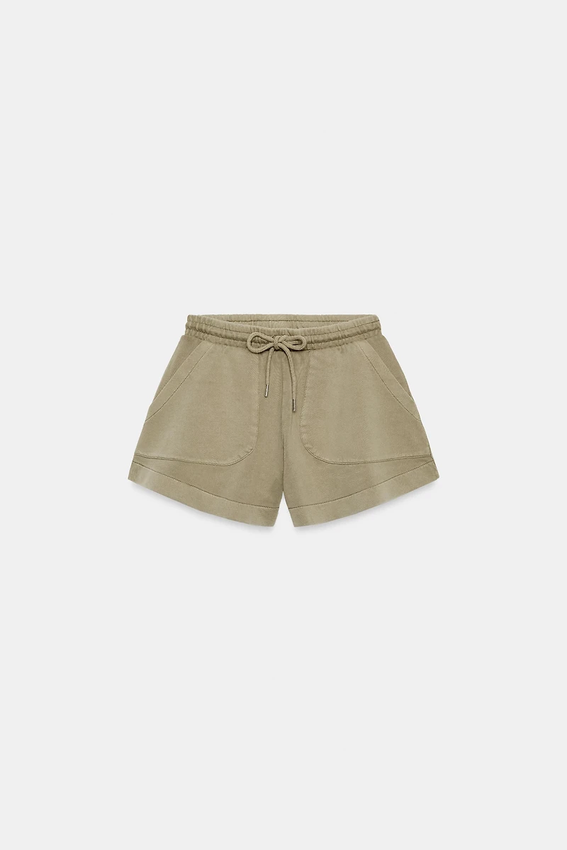 WASHED EFFECT SHORTS