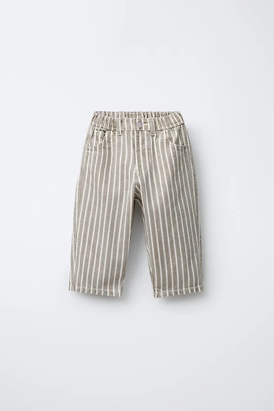 STRIPED BAGGY PANTS