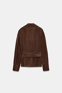 DRAPED WRAP TOP ZW COLLECTION