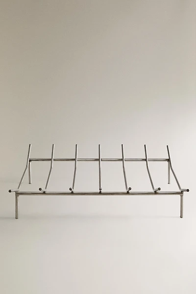 STEEL FIREWOOD STAND FIREPLACE