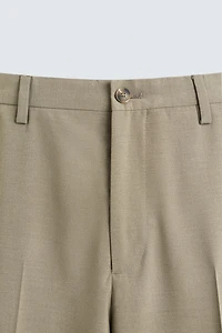 TEXTURED SUIT PANTS