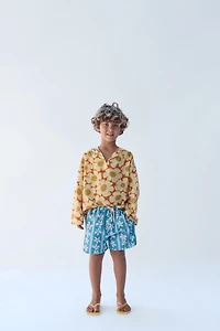 2-14 YEARS/ LIMITED EDITION FLORAL SHIRT