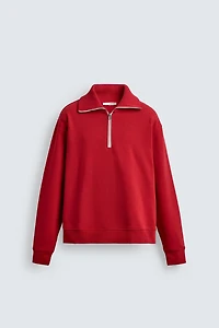 SWEAT COL ZIPPÉ