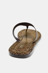 ANIMAL PRINT SANDALS