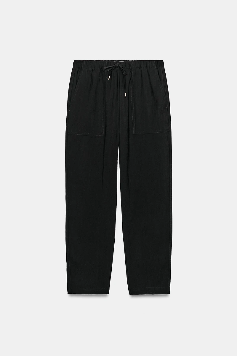 ELASTIC WAIST PANTS
