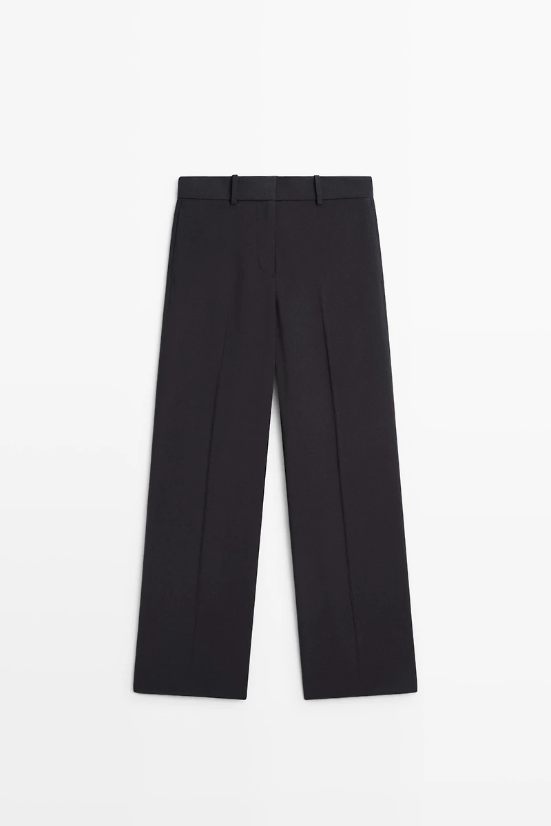 Pantalon droit fluide