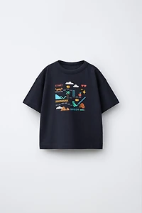 GAMER PIXEL PRINT T-SHIRT