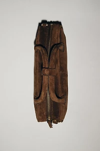 MINI SPLIT LEATHER BOWLING BAG