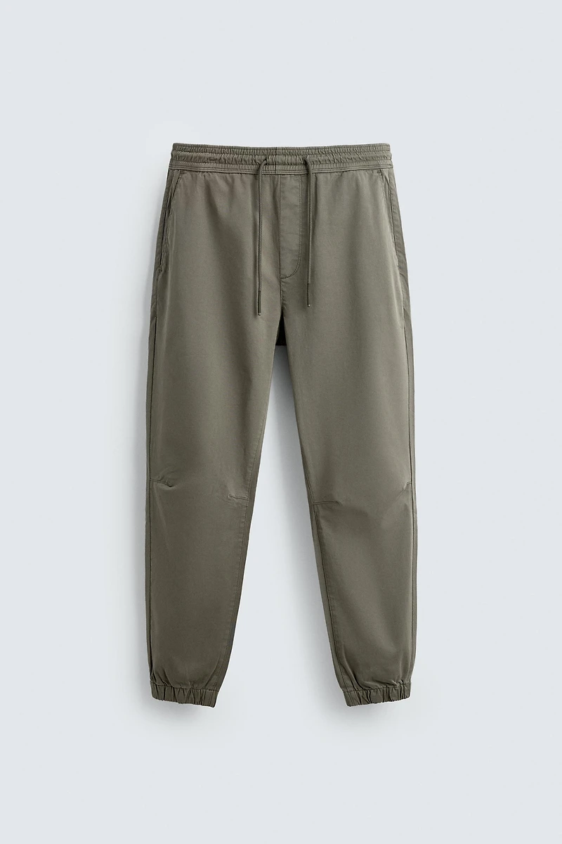 SLIM FIT JOGGER WAIST PANTS