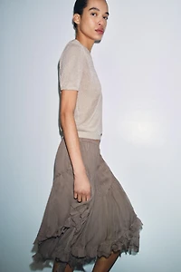 ZW COLLECTION RUFFLED SKIRT