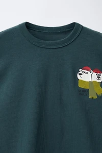 T-SHIRT IMPRIMÉ OURS POLAIRES