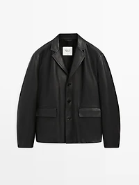 Blazer en cuir nappa - LIMITED