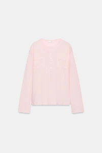 HENLEY T-SHIRT WITH POCKETS