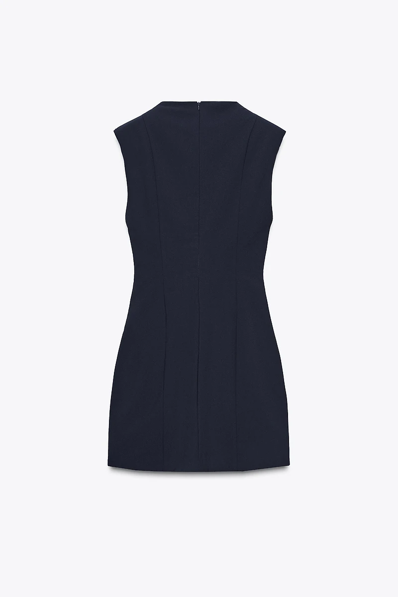 ROBE COURTE ÉPAULETTES