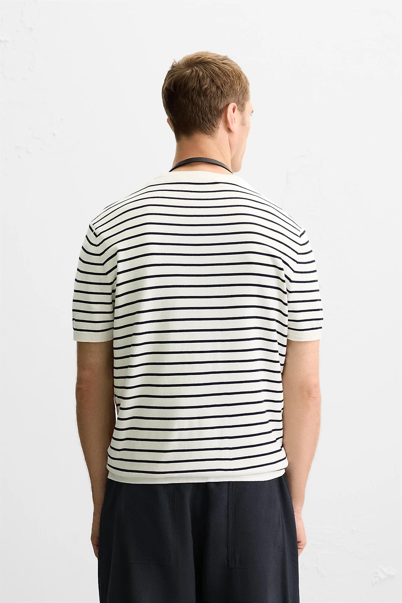 KNIT REGULAR FIT T-SHIRT