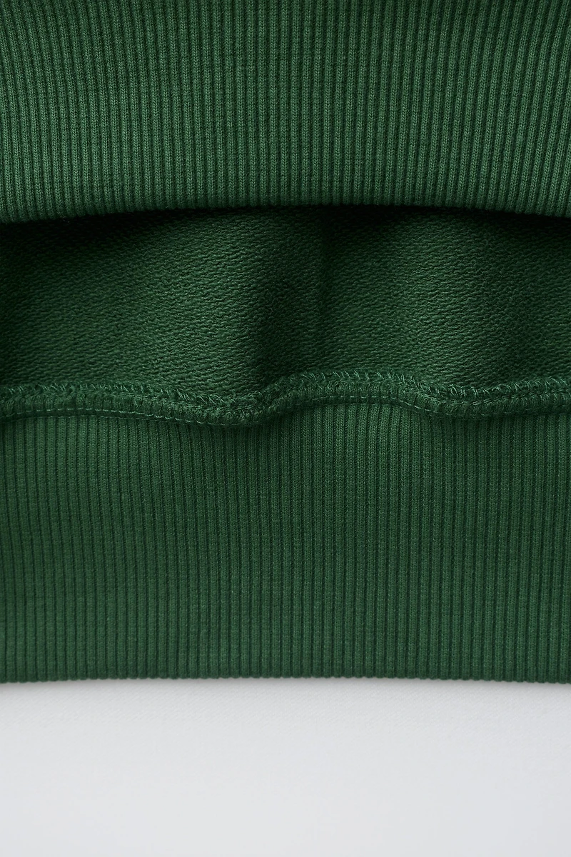 TEXT PRINT HOODIE