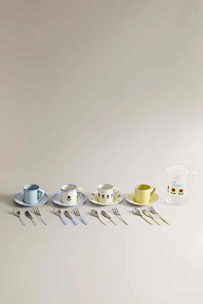 KIDS' METAL TABLEWARE TOY SET