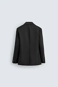 WOOL TUXEDO BLAZER AARON LEVINE X ZARA