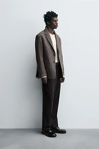 LIMITED EDITION 100% WOOL STRUCTURED BLAZER