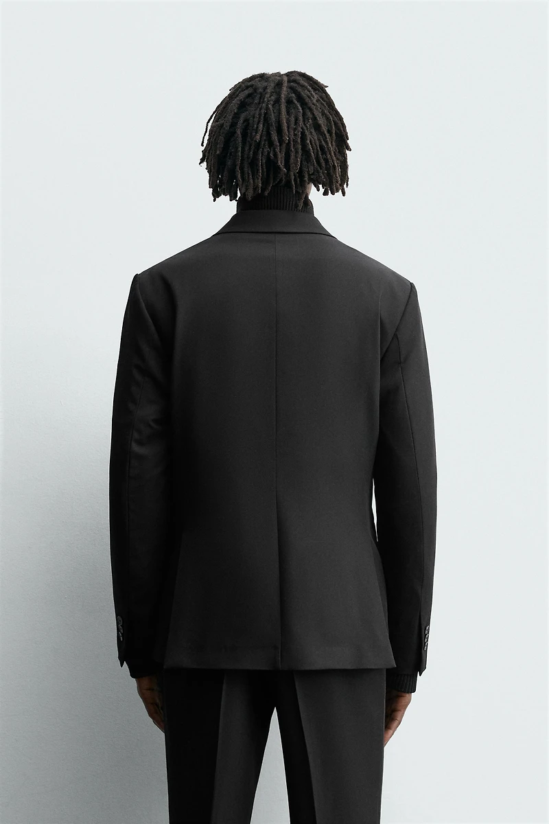 COMFORT DOUBLE BREASTED SUIT JACKET