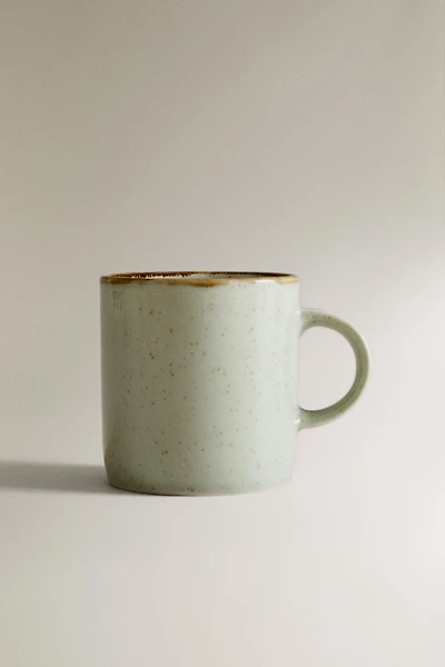 TASSE PORCELAINE BORD VIEILLI