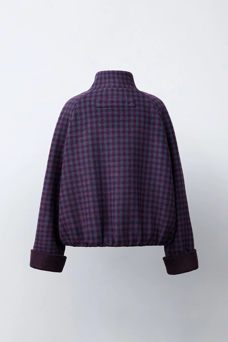 GINGHAM CHECK JACKET