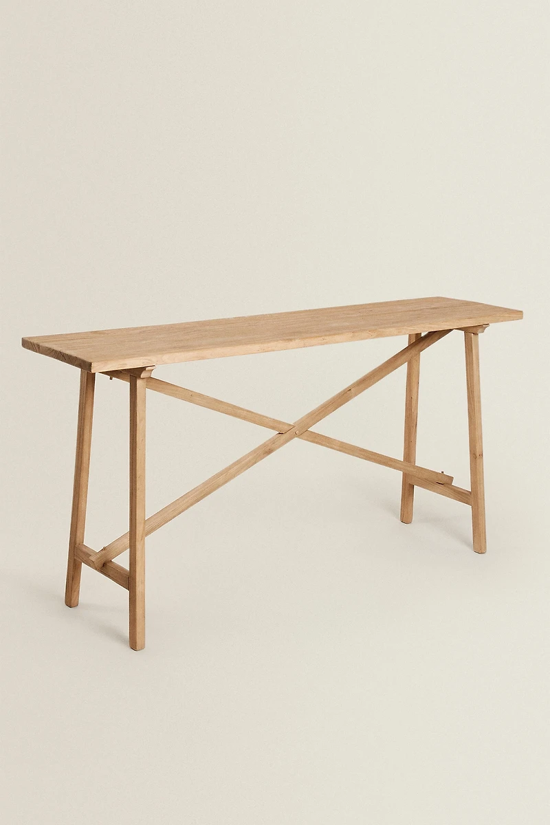 CONSOLE EN BOIS ORME