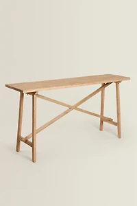 CONSOLE EN BOIS ORME