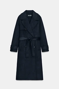 BELTED WOOL COAT