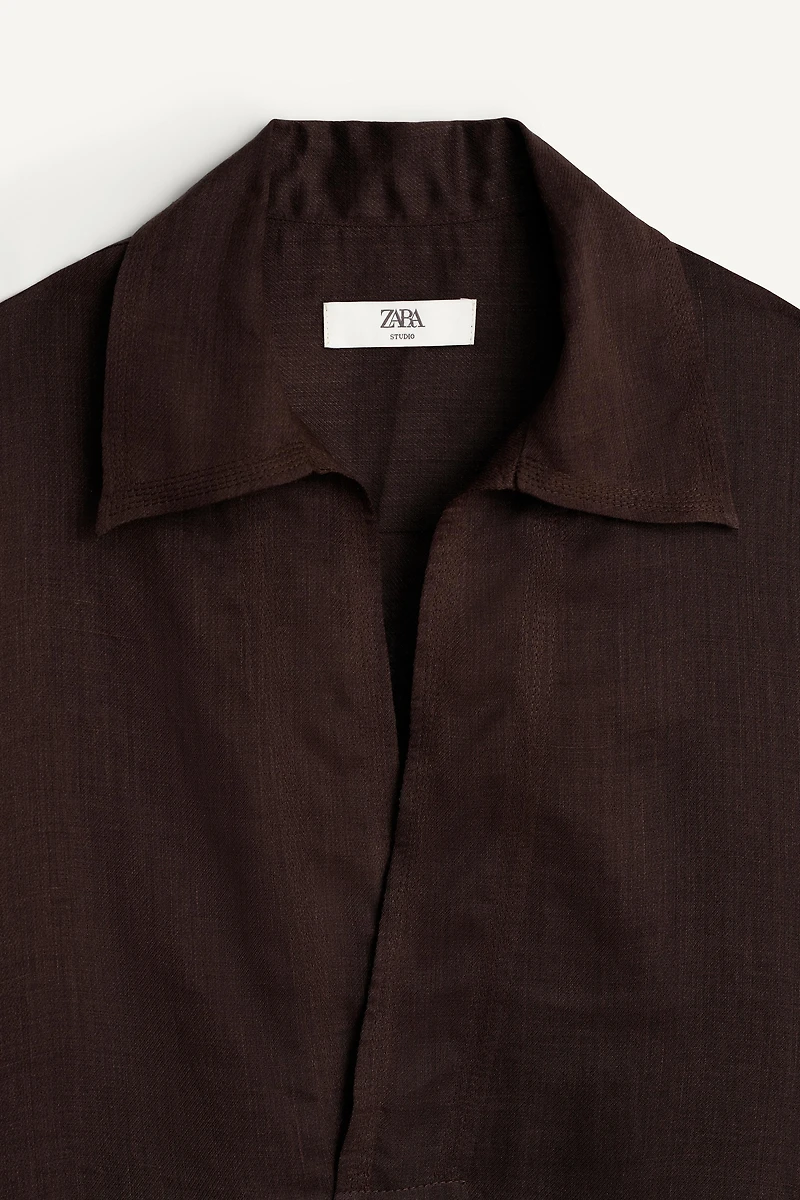 RAMIE - LYOCELL RELAXED FIT POLO SHIRT