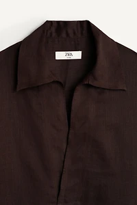 RAMIE - LYOCELL RELAXED FIT POLO SHIRT