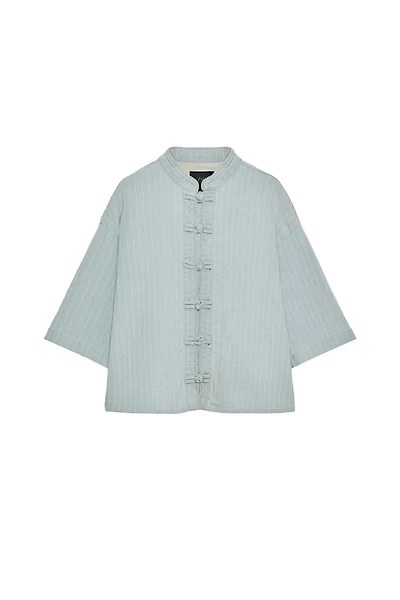 ZW COLLECTION FIREMAN CLASP DENIM JACKET