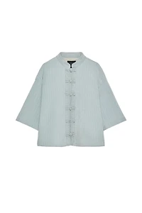 ZW COLLECTION FIREMAN CLASP DENIM JACKET