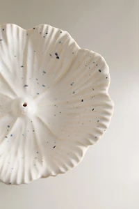 CERAMIC FLORAL INCENSE BURNER