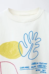 GEOMETRIC PRINT T-SHIRT