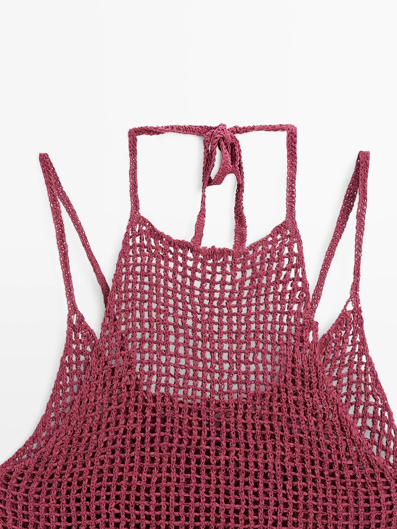 Double crochet knit top