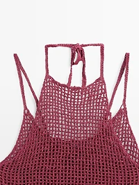 Double crochet knit top