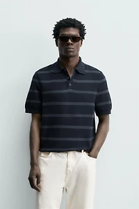 POLO REGULAR FIT EN MAILLE PIQUÉE