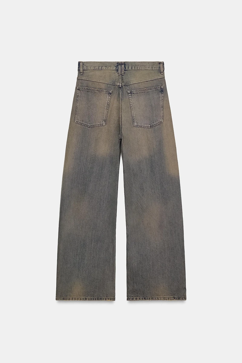 TRF LOW RISE BAGGY JEANS