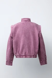 WASHED EFFECT JACKET