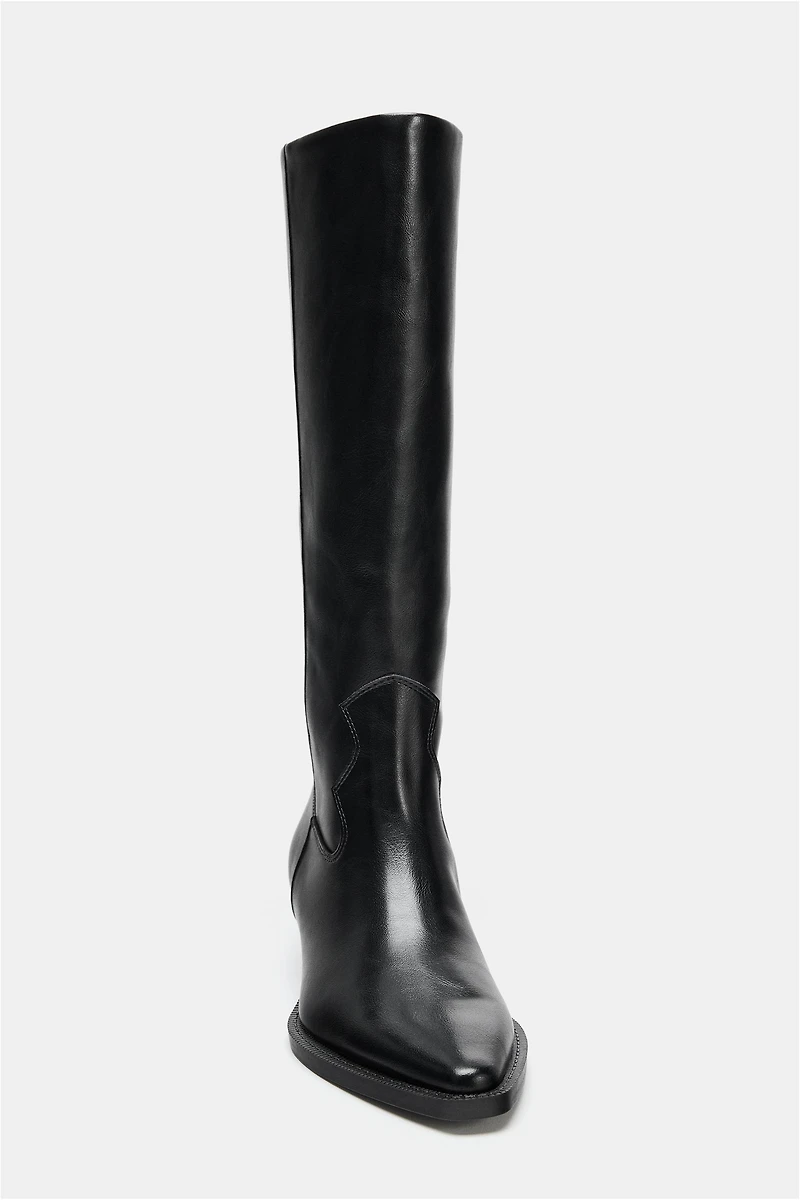 BOTTES PLATES COW-BOY