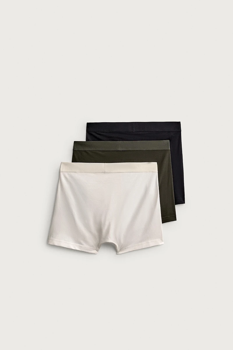 3-PACK SOFT BOXER BRIEFS